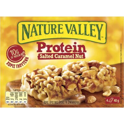 NATURE VALLEY ΜΠΑΡΕΣ ΠΡΩΤΕΪΝΗΣ ΚΑΡΑΜΕΛΑ 160GR