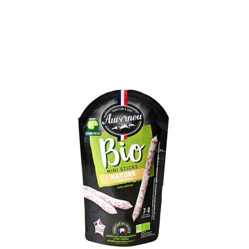 AUVERNOU STICKS SALAMI BIO 80GR