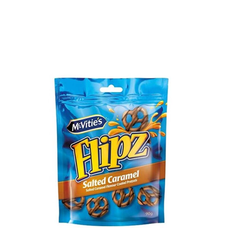 FLIPZ ΜΠΡΕΤΖΕΛΣ ΑΛΑΤΙΣΜΕΝΗ ΚΑΡΑΜΕΛΑ 90GR