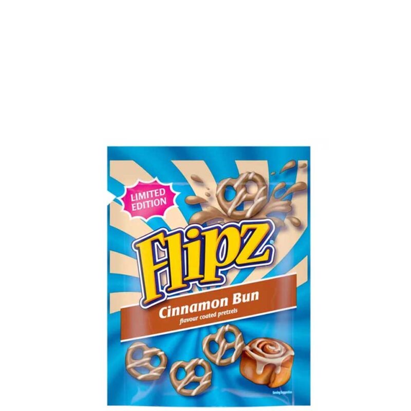 FLIPZ ΜΠΡΕΤΖΕΛΣ CINNAMON BUN 90GR