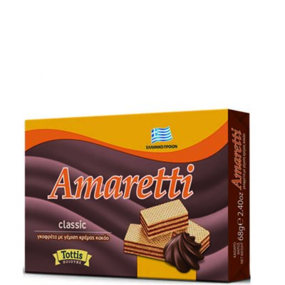 AMARETTI ΓΚΟΦΡΕΤΑΚΙΑ ΜΕ ΚΑΚΑΟ 68GR