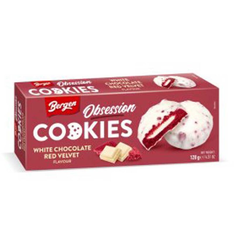 BERGEN RED VELVET COOKIES 128GR