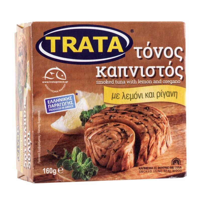 TRATA ΤΟΝΟΣ ΚΑΠΝΙΣΤΟΣ ΜΕ ΛΕΜΟΝΙ ΚΑΙ ΡΙΓΑΝΗ 160GR