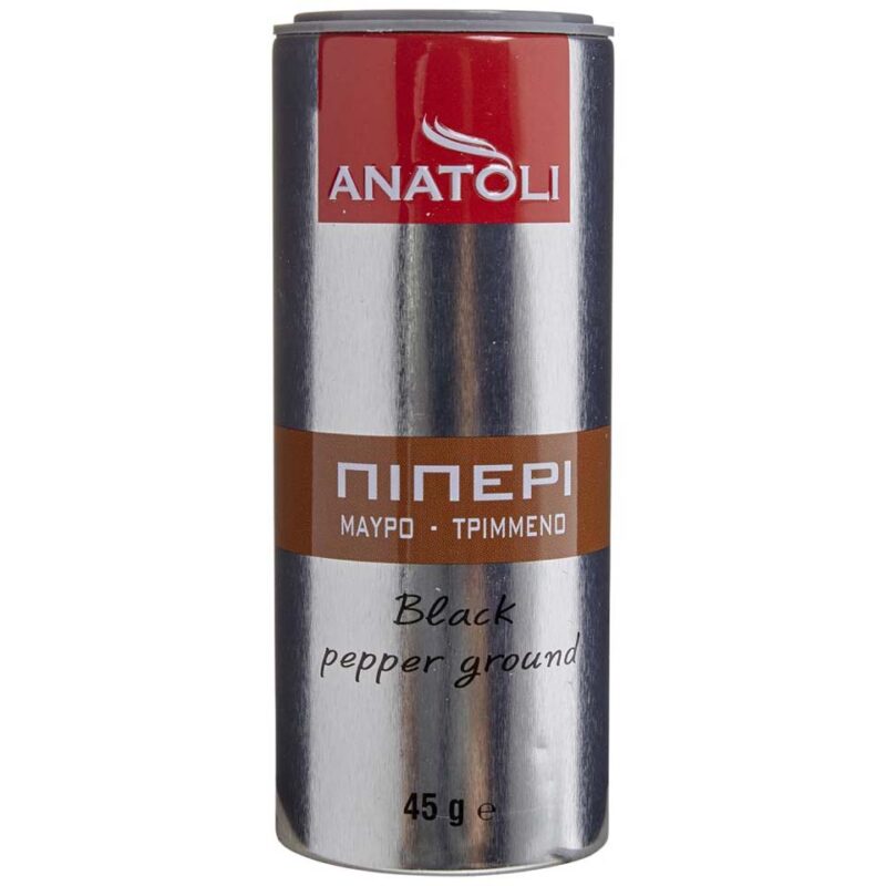 ANATOLI ΠΙΠΕΡΙ ΜΑΥΡΟ ΤΡΙΜΜΕΝΟ ΜΕΤΑΛΛΙΚΟ 45GR