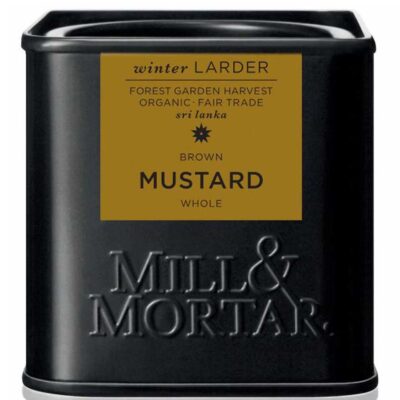 MILL&MORTAR WHOLEBROWN MUSTARD ORGANIC 50GR