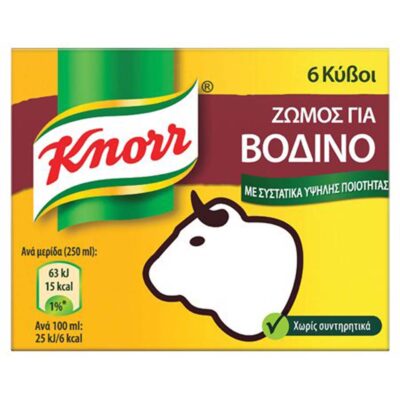 KNORR ΚΟΤΑ  6 ΚΥΒΟΙ   3LT