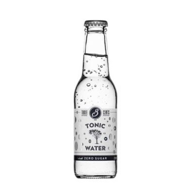 THREE CENTS TONIC WATER ZERO SUGAR  200ML