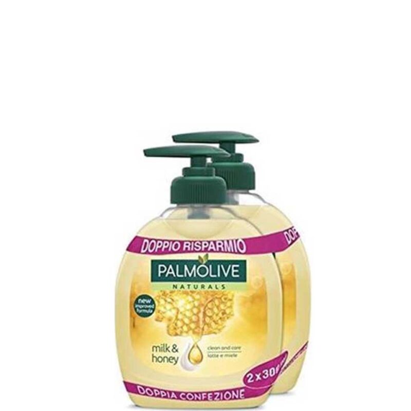 PALMOLIVE ΚΡΕΜΟΣΑΠΟΥΝΟ MILK&HONEY ΜΕ ΑΝΤΛΙΑ 2x300ML