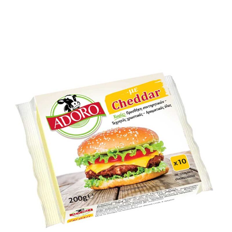 ADORO CHEDDAR ΦΕΤΕΣ 200GR