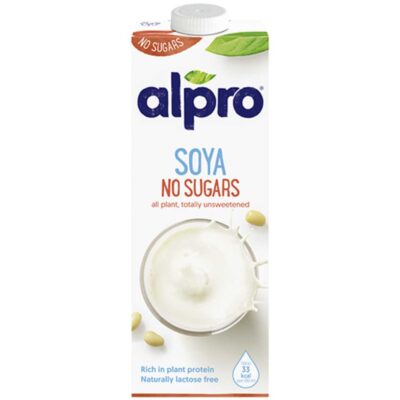 ALPRO ΡΟΦΗΜΑ ΣΟΓΙΑΣ NATURAL ΧΩΡΙΣ ΖΑΧΑΡΗ 1L