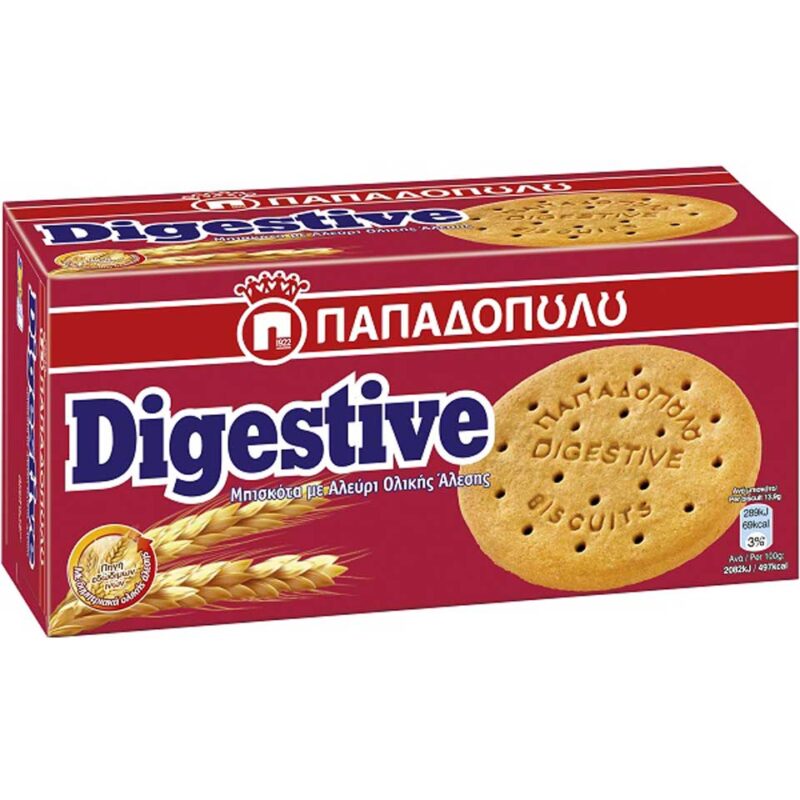 ΠΑΠΑΔΟΠΟΥΛΟΥ DIGESTIVE ΜΠΙΣΚΟΤΑ 200GR