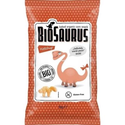 BIOSAURUS ΓΑΡΙΔΑΚΙ ΜΕ ΚΕΤΣΑΠ Χ/ΓΛ ΒΙΟ 50GR