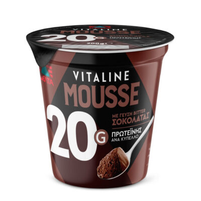 ΔΕΛΤΑ VITALINE MOUSSE ΜΑΥΡΗΣ ΣΟΚΟΛΑΤΑΣ 200GR