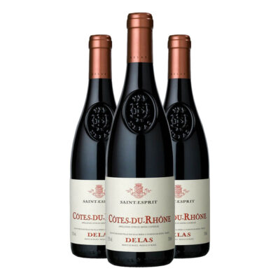 DELAS FRERES COTES DU RHONE SAINT ESPRIT 750ML ΞΥΛ.ΚΑΣΕΤ. 3Φ